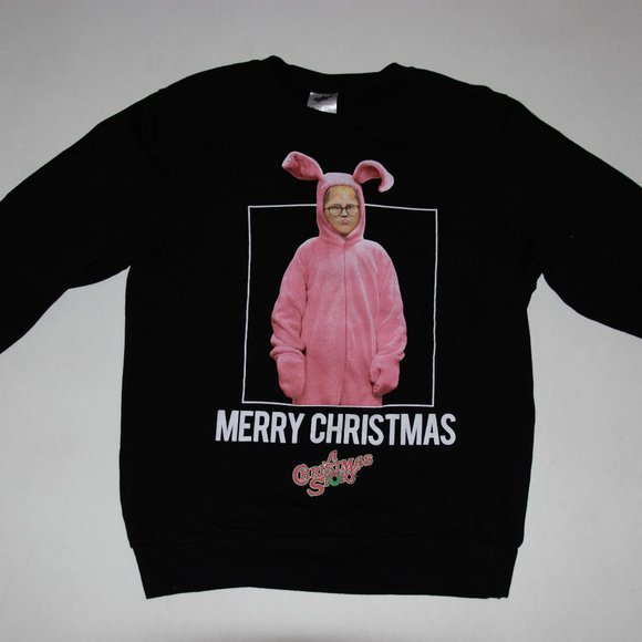 A Christmas Story Men's Ralphie Merry Christmas Pullover Sweatshirt Size Medium - Picture 1 of 2